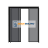 Aluminum Frame Interior Tinted Patterned Glass Door
