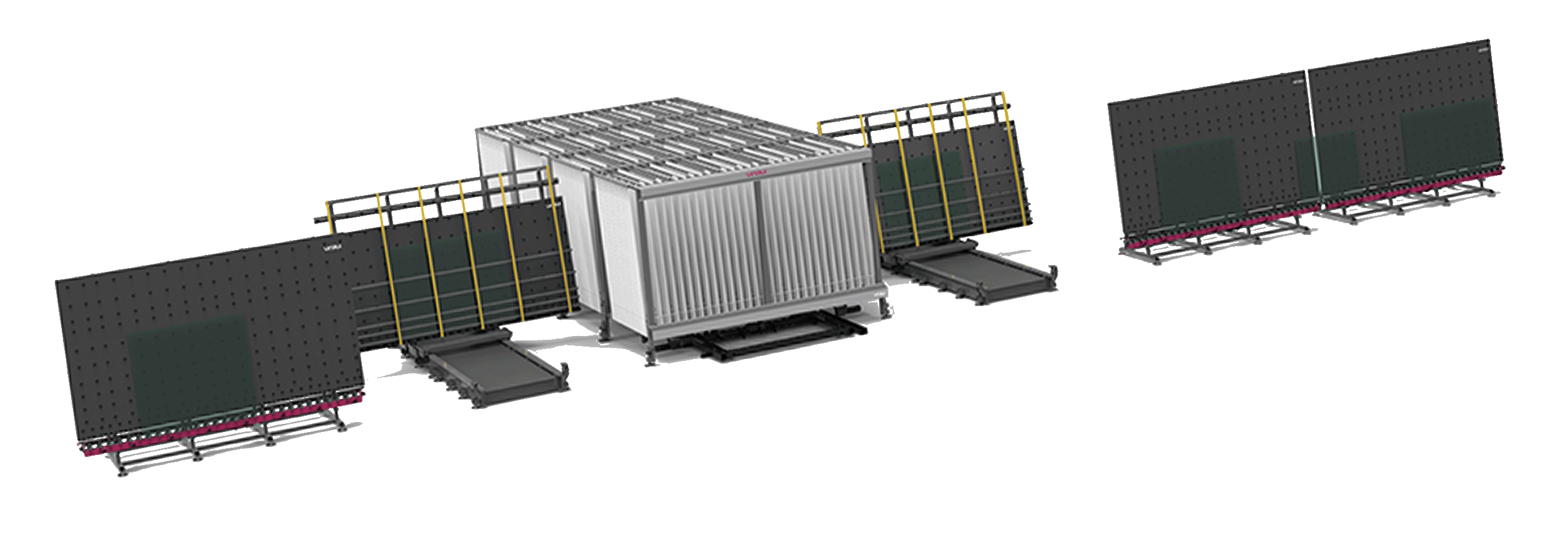 YINRUI Intelligent Vertical Glass Arranging System