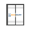 Aluminum Frame Interior Clear Glass Door