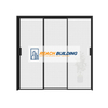 Aluminum Frame Interior Tinted Patterned Glass Door