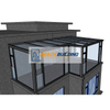 Safety Glass Greenhouse With Aluminum Frame