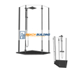 Bathrooms Frameless Clear Glass Shower Enclosure/Glass Partition