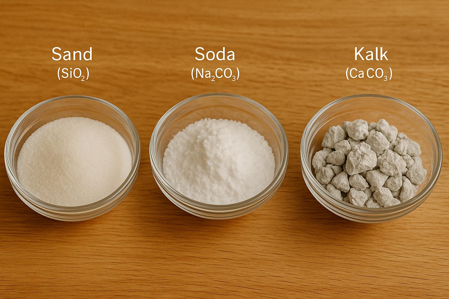 Raw materials for glass