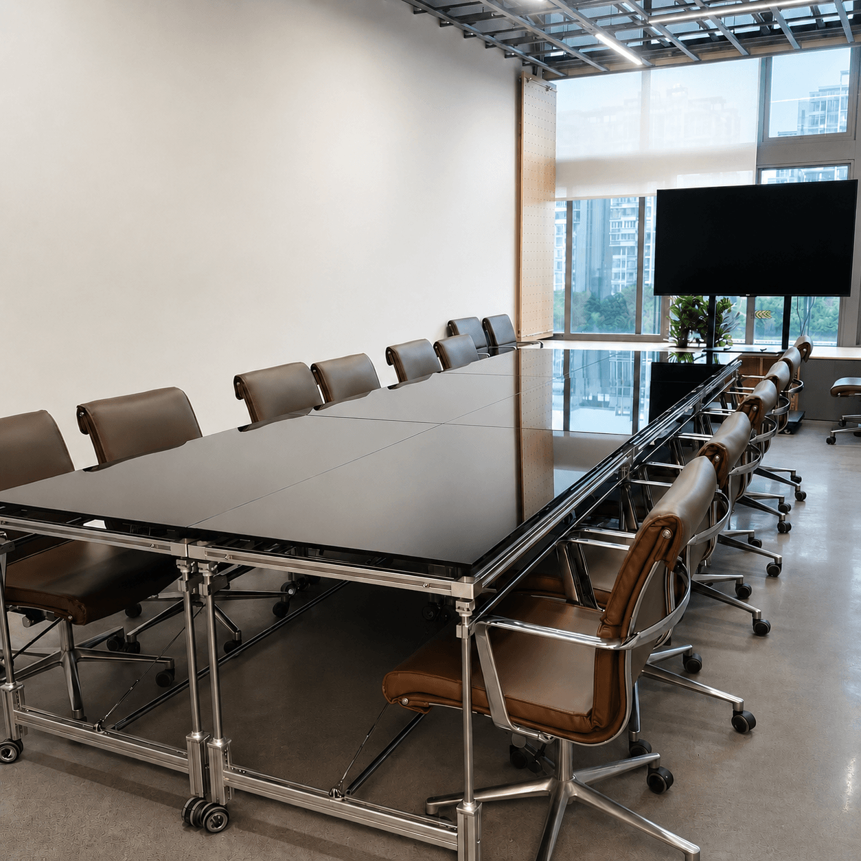 Office Conference Glass Table