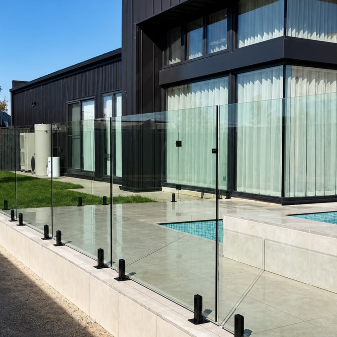 Grades de vidro para piscina