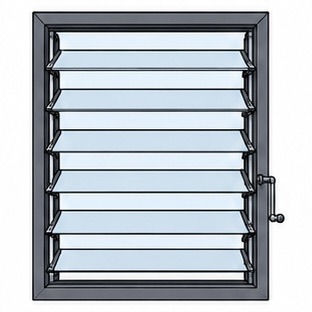 Ventana de persiana
