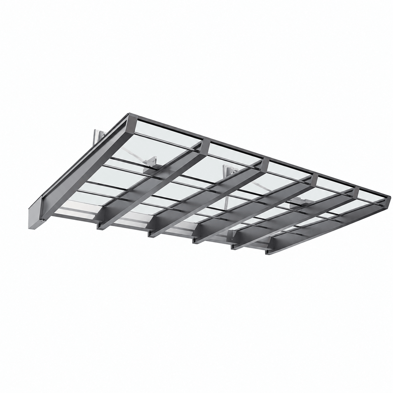 Steel Framed Glass Canopy