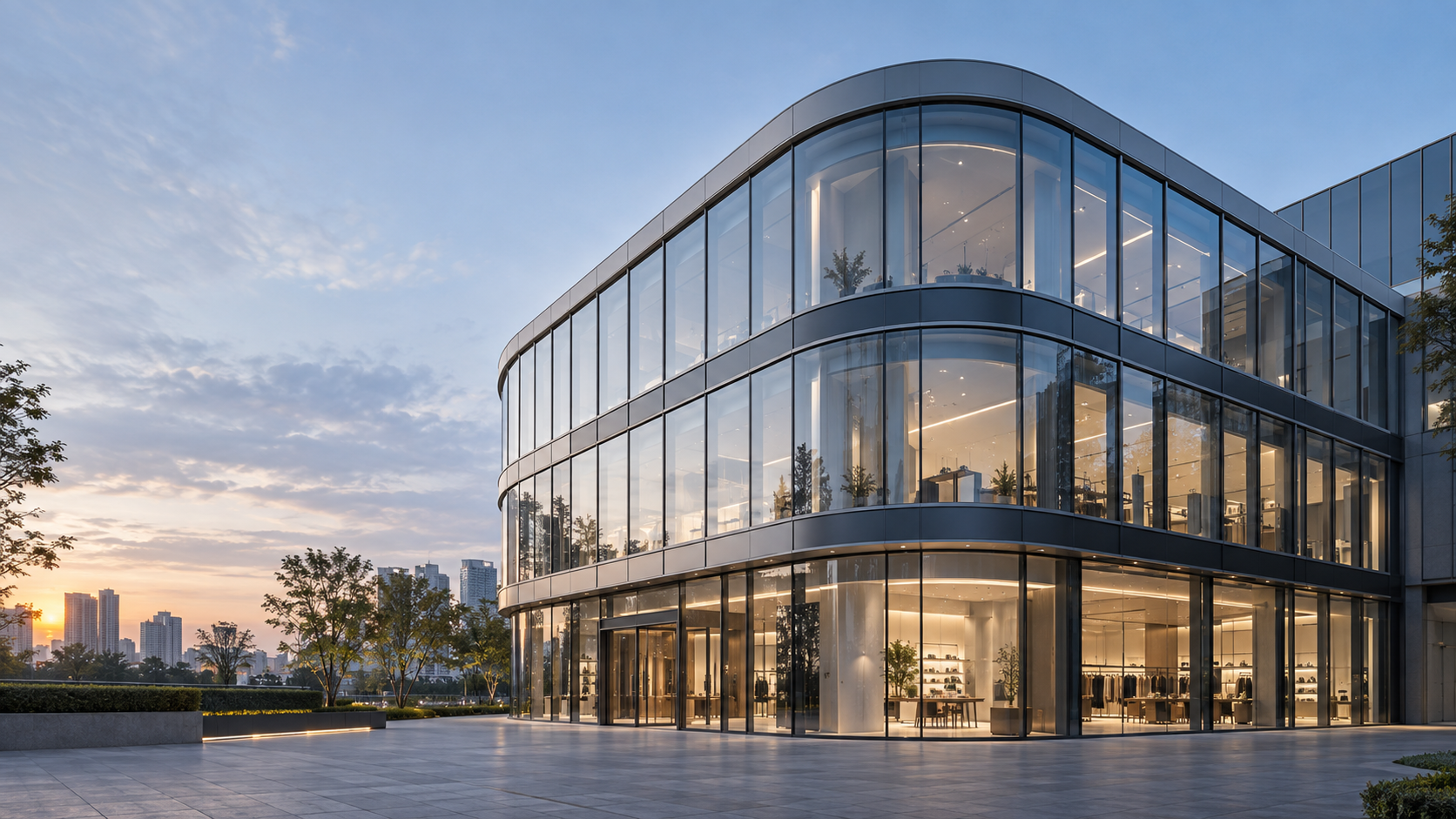 Zhongyin Plaza glass curtain wall facade