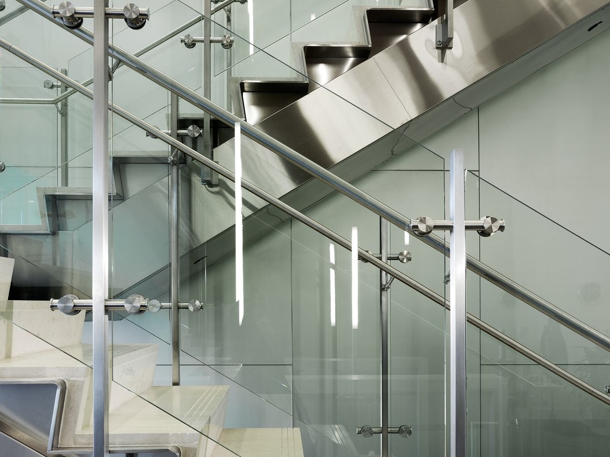 Stair Glass Railing Project Support