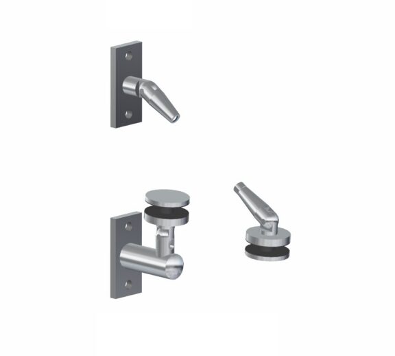 Tension Rod Glass Canopy Fitting Set