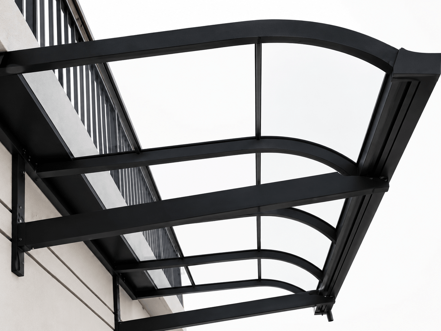 Aluminum Frame for Glass Canopy