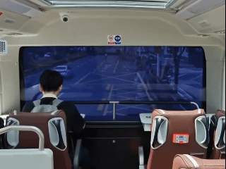 SpectraNyx Glass effect on bus windshield
