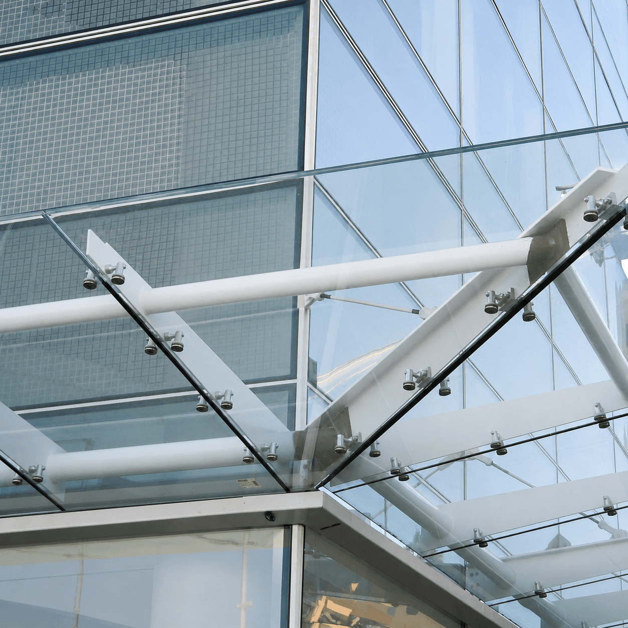 Point Supported Glass Canopies